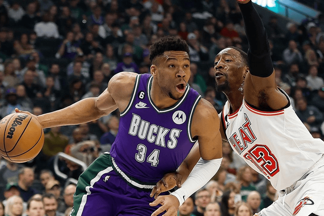 包含雄鹿惊险战胜热火，字母哥独得35分的词条